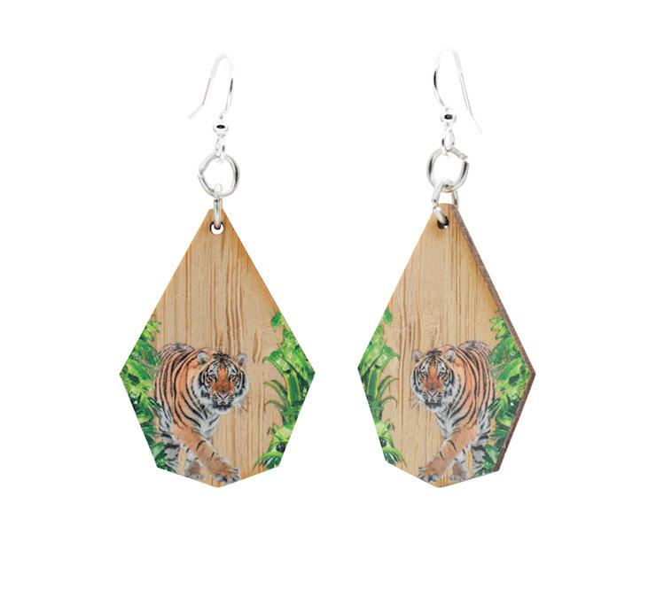 Tiger Bamboo Earrings 