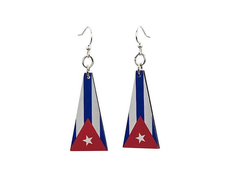 Cuban Flag Earrings 