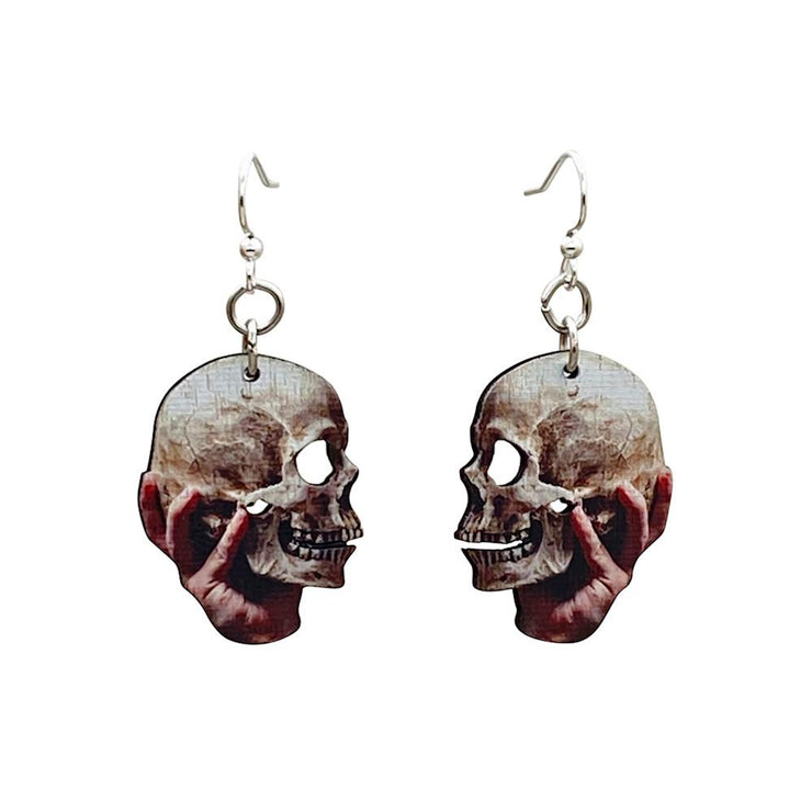 Skull and Hand Earrings 